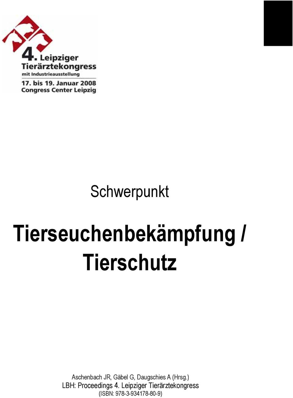 Daugschies A (Hrsg.) LBH: Proceedings 4.
