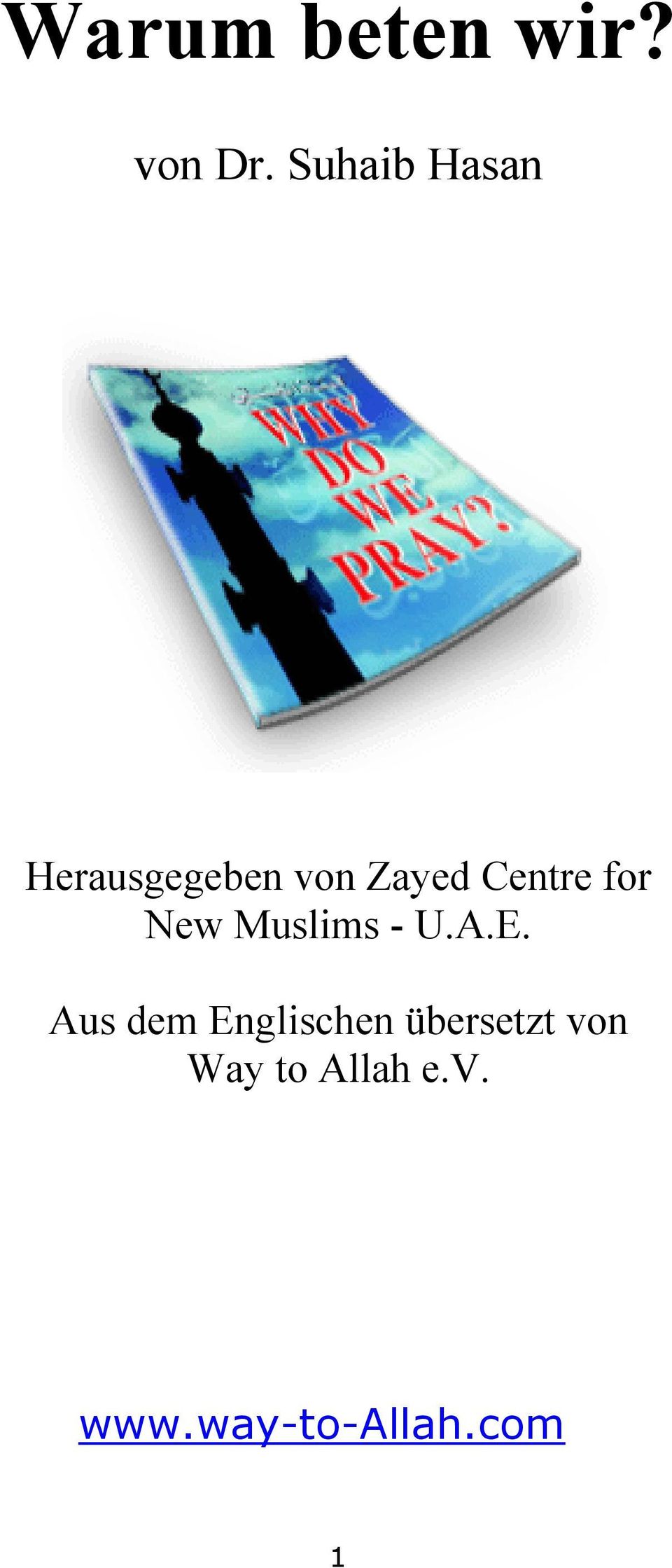 Centre for New Muslims - U.A.E.