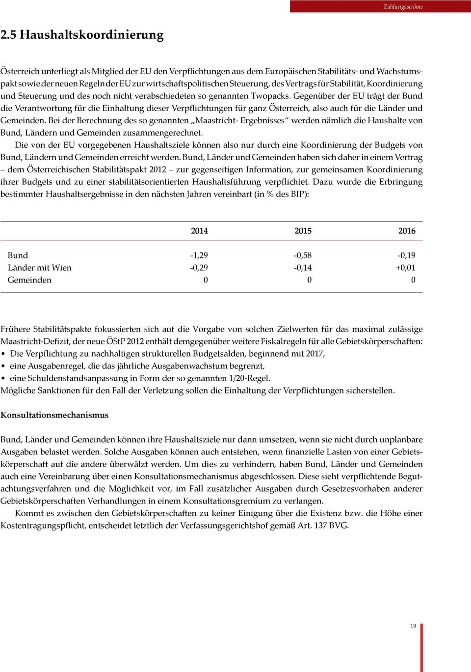 Gegenüber der EU trägt der Bund die Verantwortung für die Einhaltung dieser Verpflichtungen für ganz Österreich, also auch für die Länder und Gemeinden.