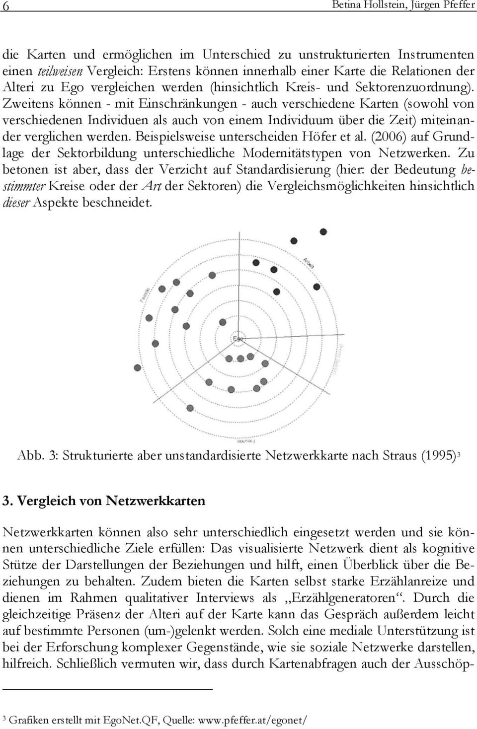 Zweitens können - mit Einschränkungen - auch verschiedene Karten (sowohl von verschiedenen Individuen als auch von einem Individuum über die Zeit) miteinander verglichen werden.