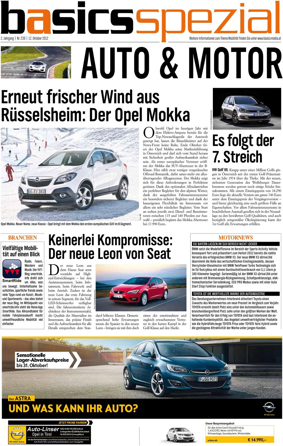 [Foto: GM] Obwohl Opel im heurigen Jahr mit dem Elektro-Ampera bereits für die Top-Newsschlagzeile der Autowelt gesorgt hat, lassen die Rüsselsheimer auf der News-Front keine Ruhe.