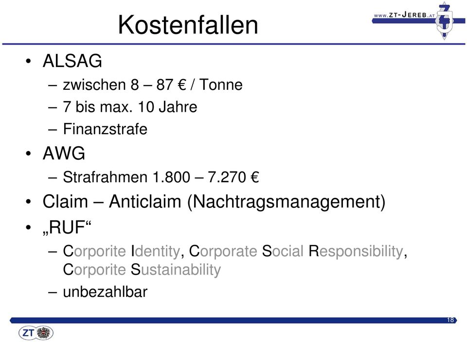 270 Claim Anticlaim (Nachtragsmanagement) RUF Corporite