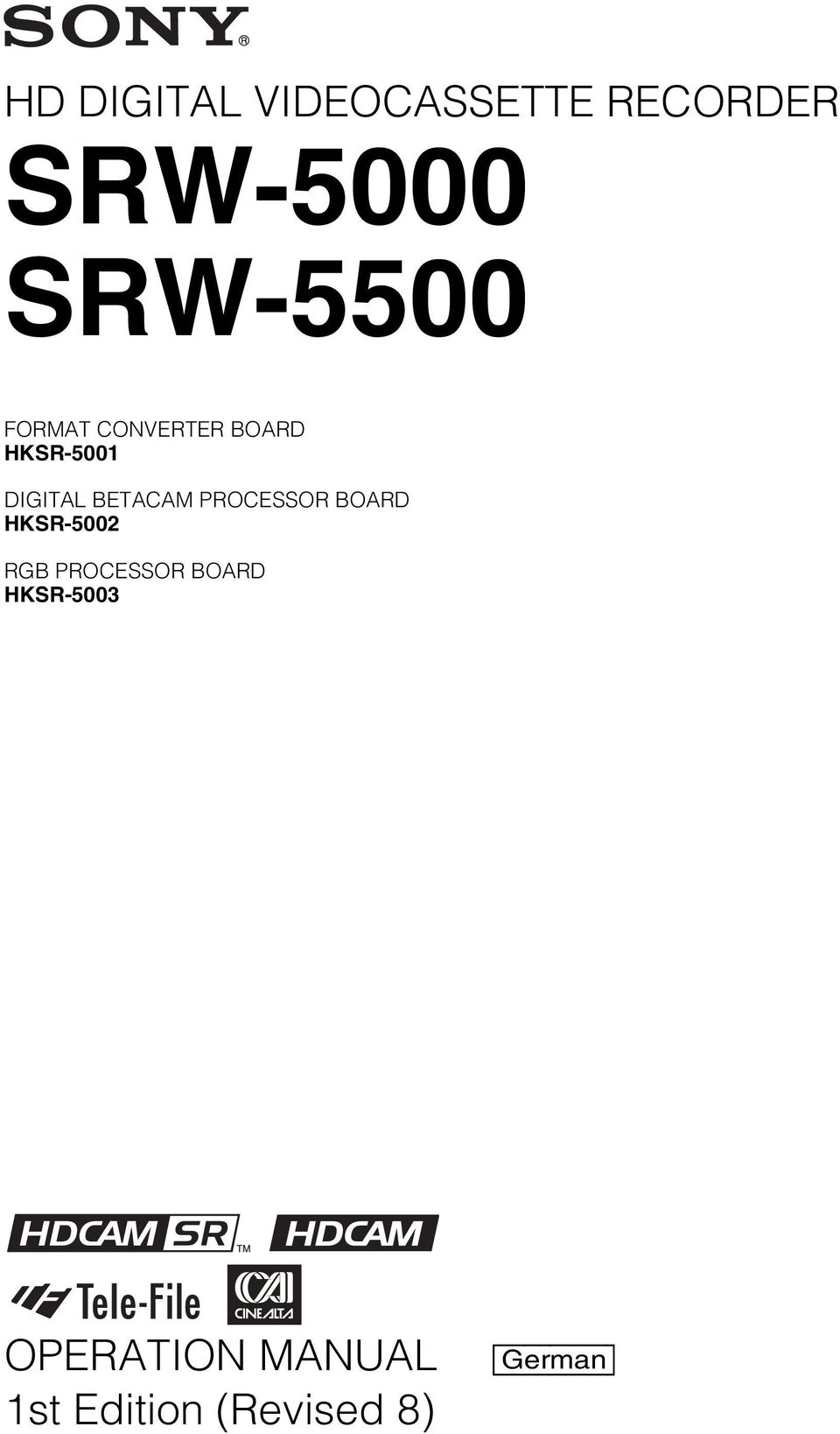 PROCESSOR BOARD HKSR-5002 RGB PROCESSOR BOARD