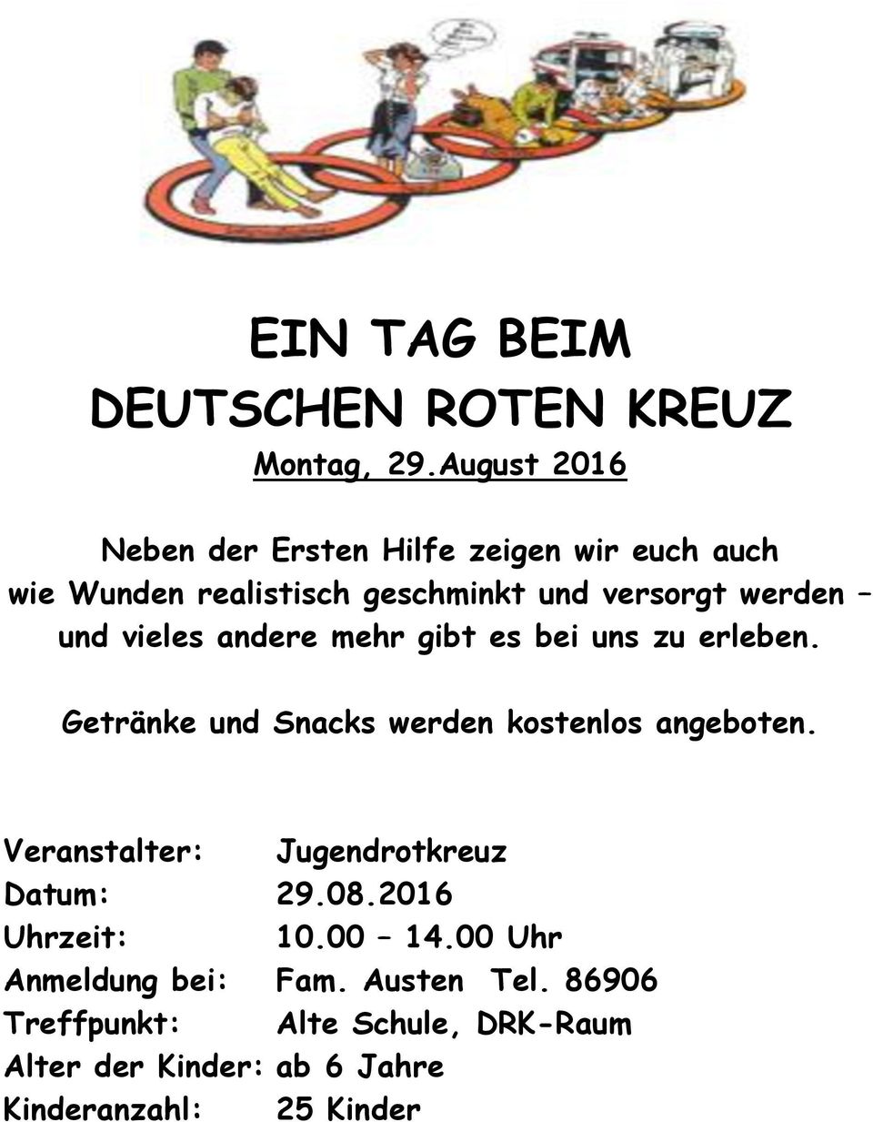 und vieles andere mehr gibt es bei uns zu erleben. Getränke und Snacks werden kostenlos angeboten.