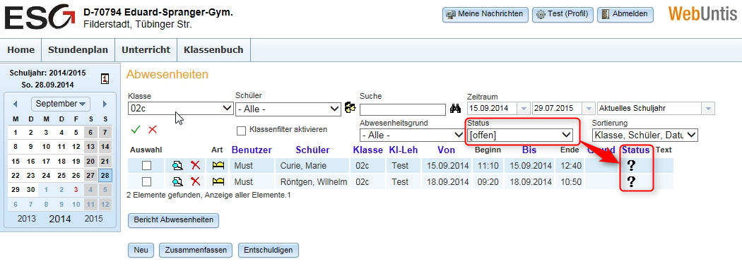 als Tutor zuständig sind.