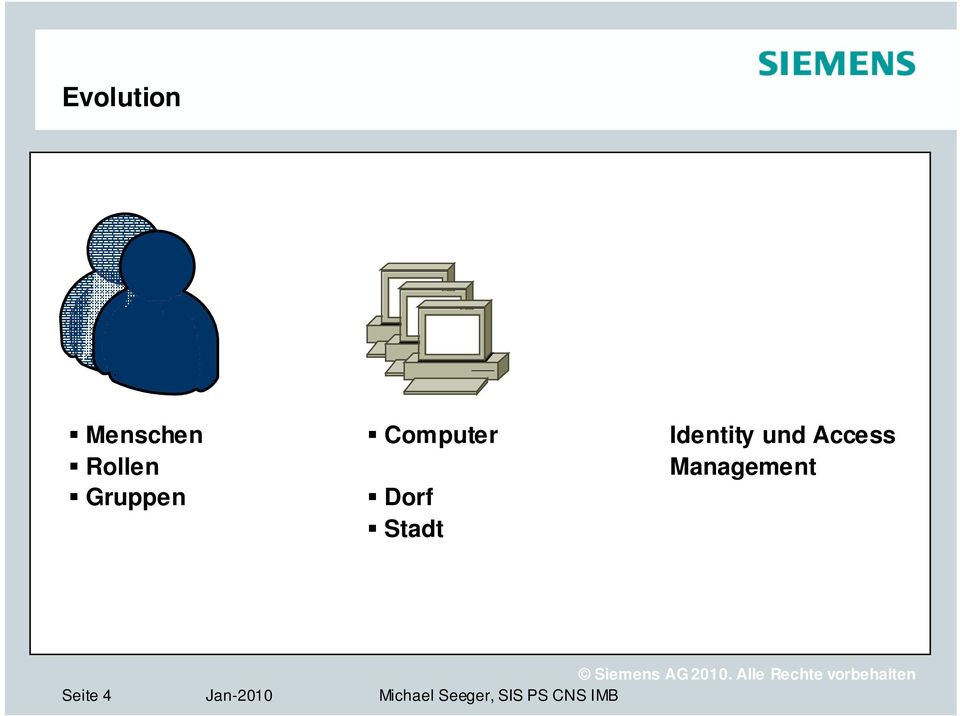 Computer Dorf Stadt