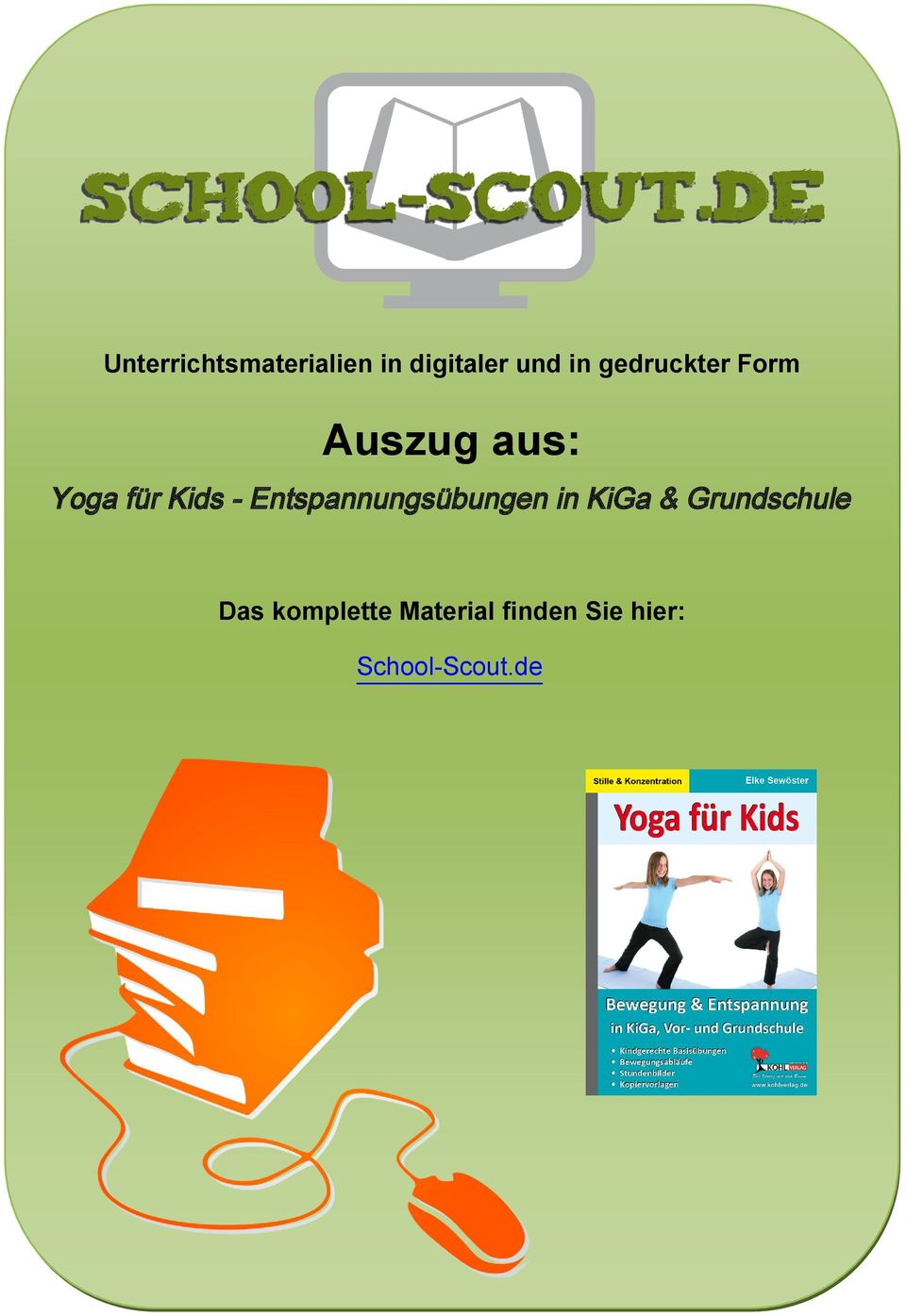 Entspannungsübungen in KiGa & Grundschule Das