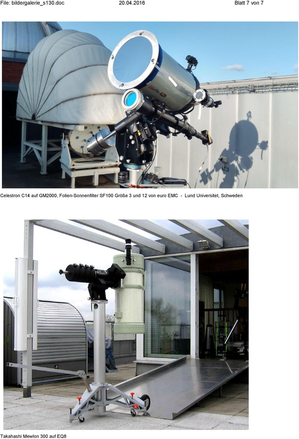 Folien-Sonnenfilter SF100 Größe 3 und 12 von