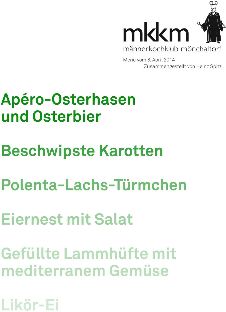 Apéro-Osterhasen und Osterbier Beschwipste