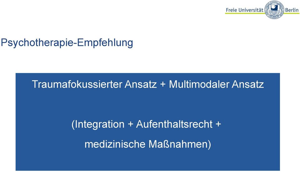 Multimodaler Ansatz (Integration