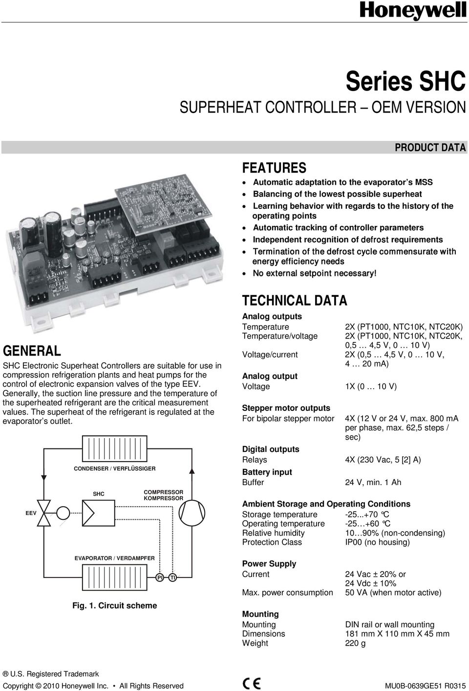 external setpoint necessary!