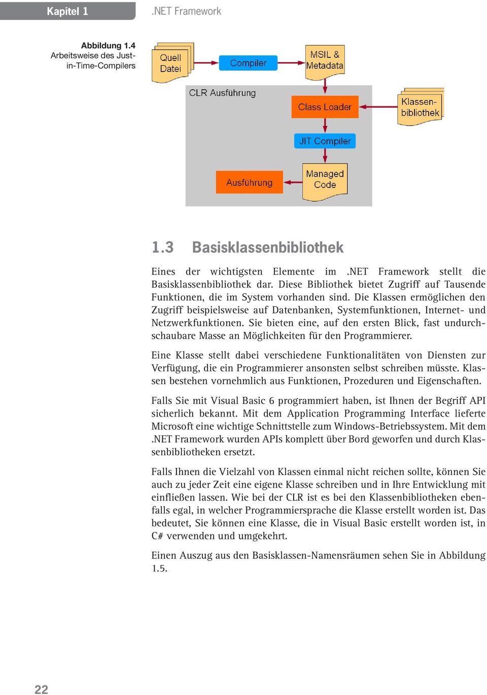 Die Klassen ermöglichen den Zugriff beispielsweise auf Datenbanken, Systemfunktionen, Internet- und Netzwerkfunktionen.