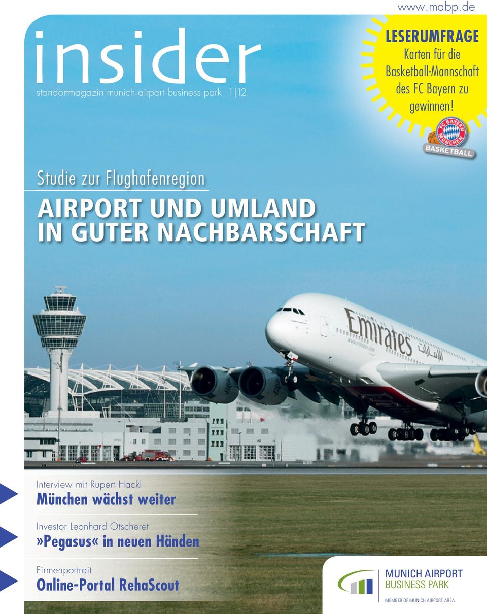 Studie zur Flughafenregion AIRPORT UND UMLAND IN GUTER NACHBARSCHAFT Interview mit Rupert Hackl