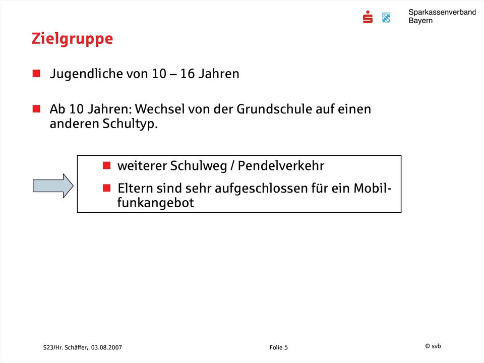 weiterer Schulweg / Pendelverkehr Eltern sind sehr