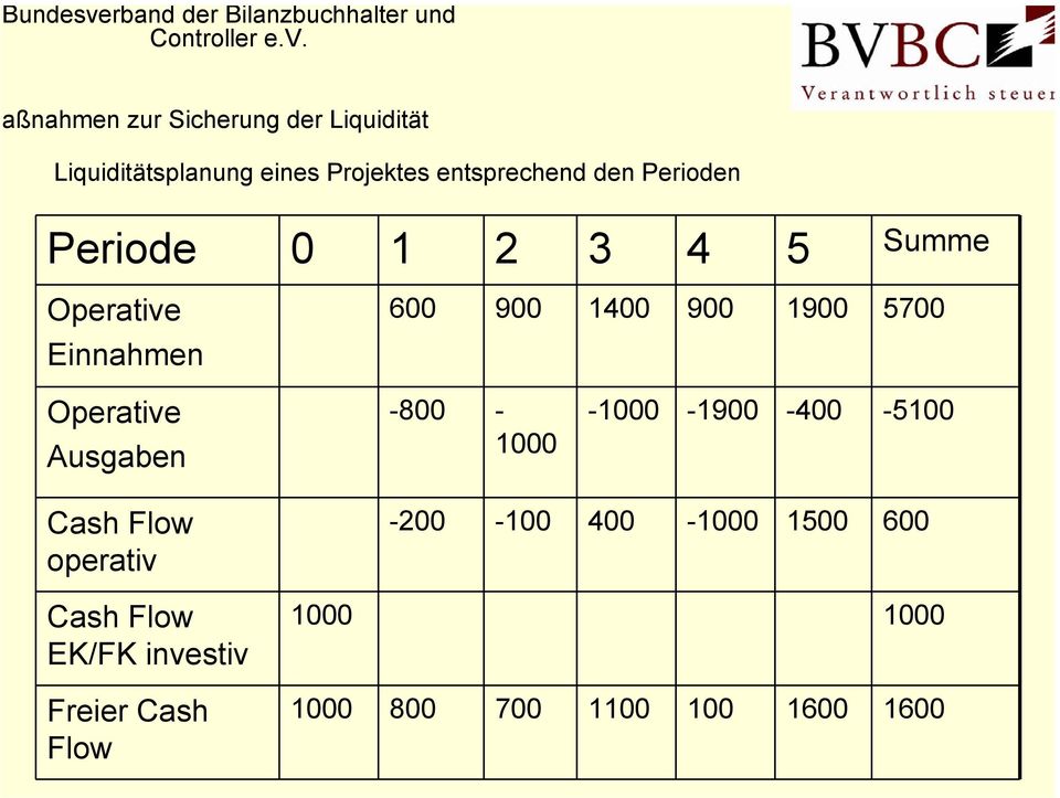 Operative Ausgaben -800-1000 -1000-1900 -400-5100 Cash Flow operativ -200-100 400-1000