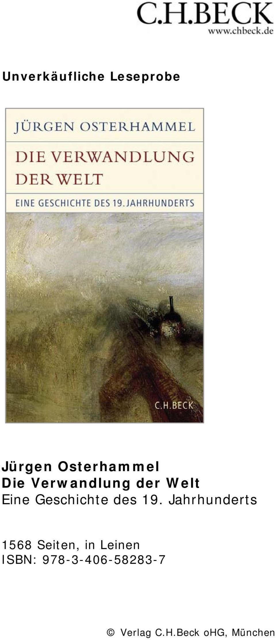 19. Jahrhunderts 1568 Seiten, in Leinen ISBN:
