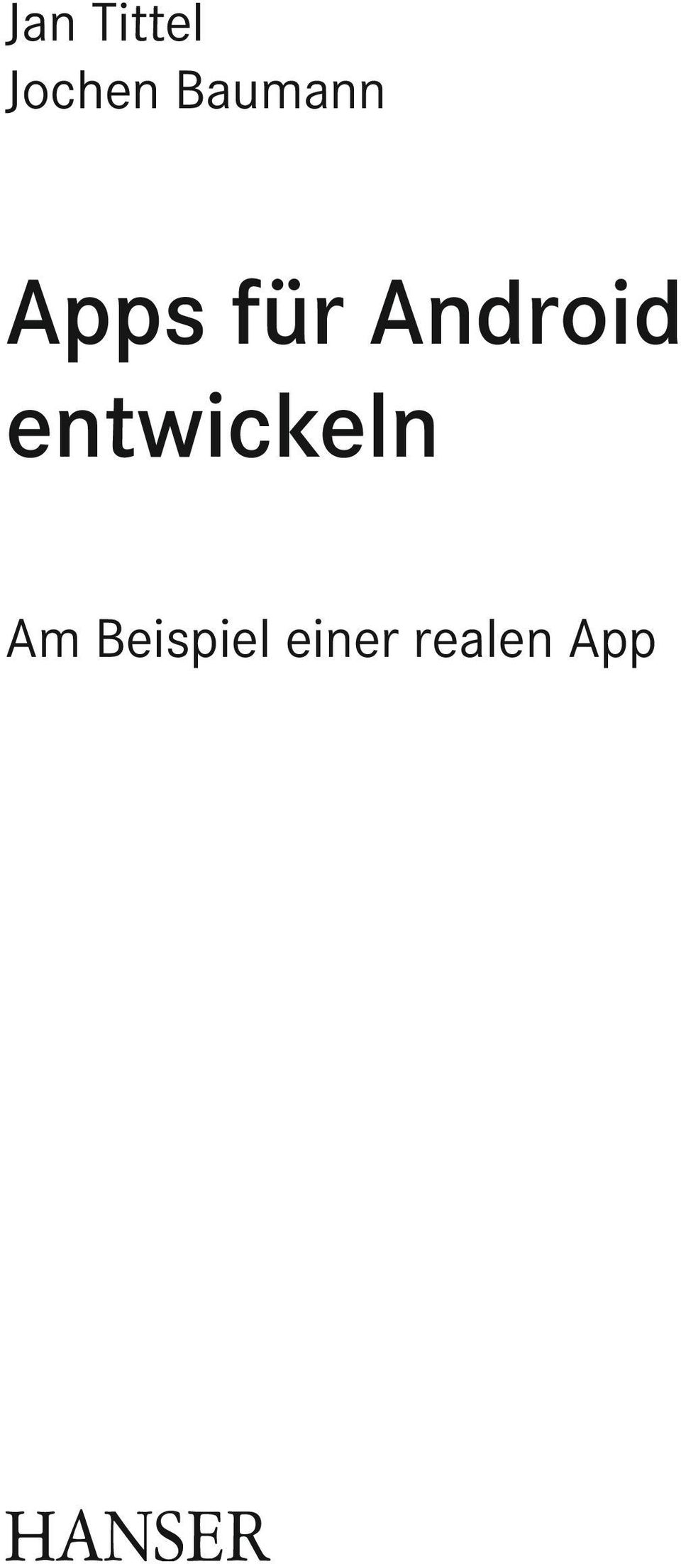 Android entwickeln