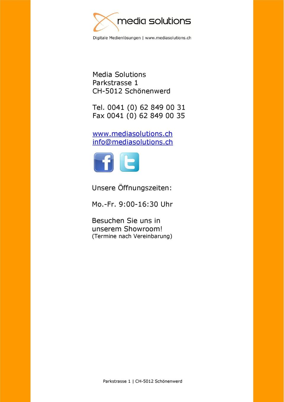 mediasolutions.ch info@mediasolutions.