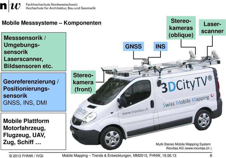 DMI Stereokamera (front) Mobile Plattform Motorfahrzeug, Flugzeug, UAV, Zug, Schiff Multi-Stereo