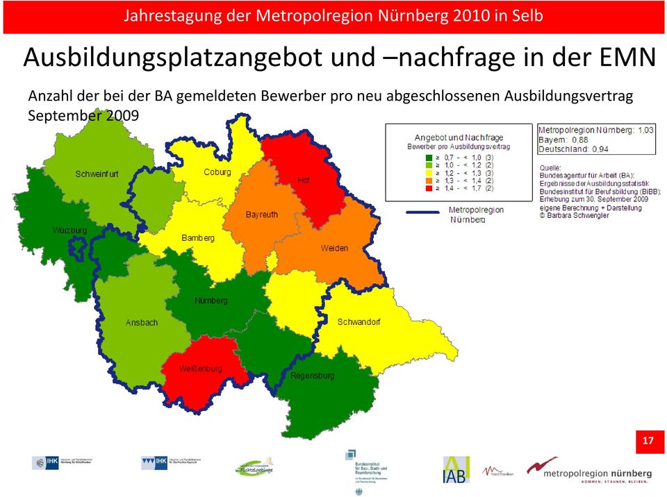 gemeldeten Bewerber pro neu