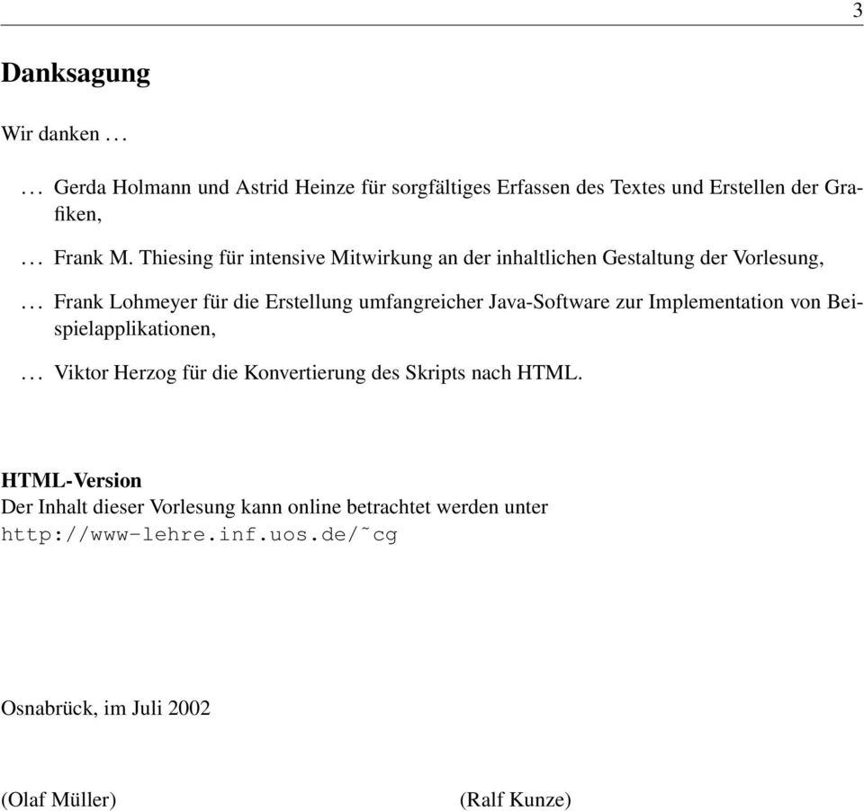 Java-Software zur Implementation von Beispielapplikationen, ::: Viktor Herzog für die Konvertierung des Skripts nach HTML.