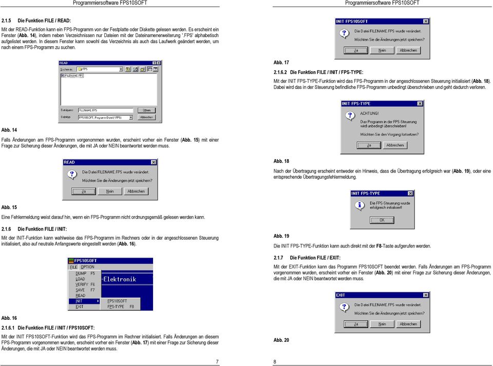 In diesem Fenster kann sowohl das Verzeichnis als auch das Laufwerk geändert werden, um nach einem FPS-Programm zu suchen. Abb. 17 2.1.6.