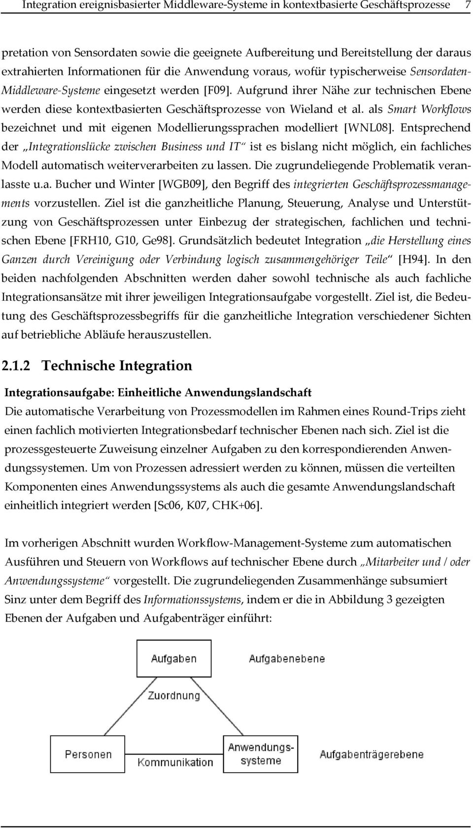 Aufgrund ihrer Nähe zur technischen Ebene werden diese kontextbasierten Geschäftsprozesse von Wieland et al. als Smart Workflows bezeichnet und mit eigenen Modellierungssprachen modelliert [WNL08].