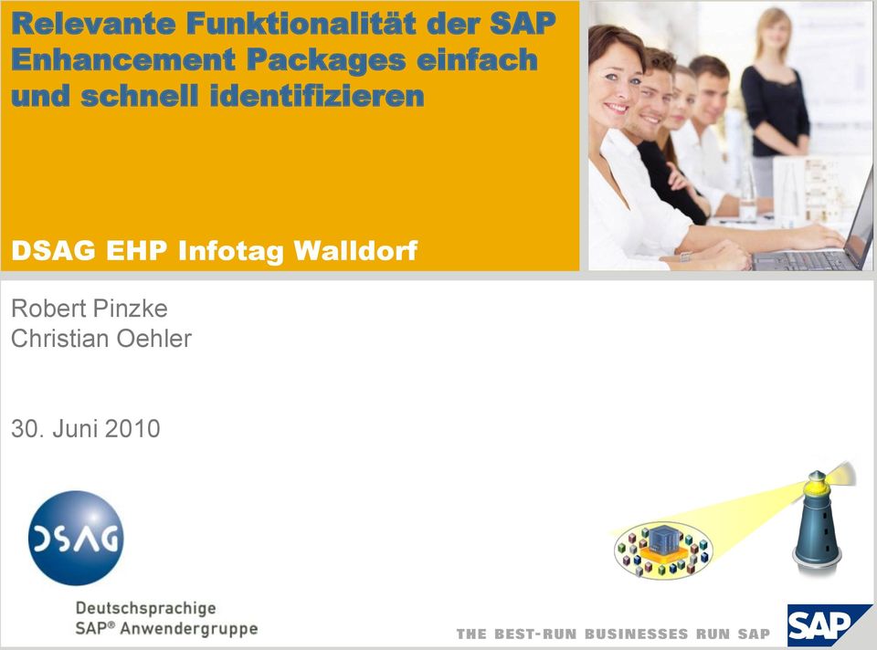 schnell identifizieren DSAG EHP Infotag