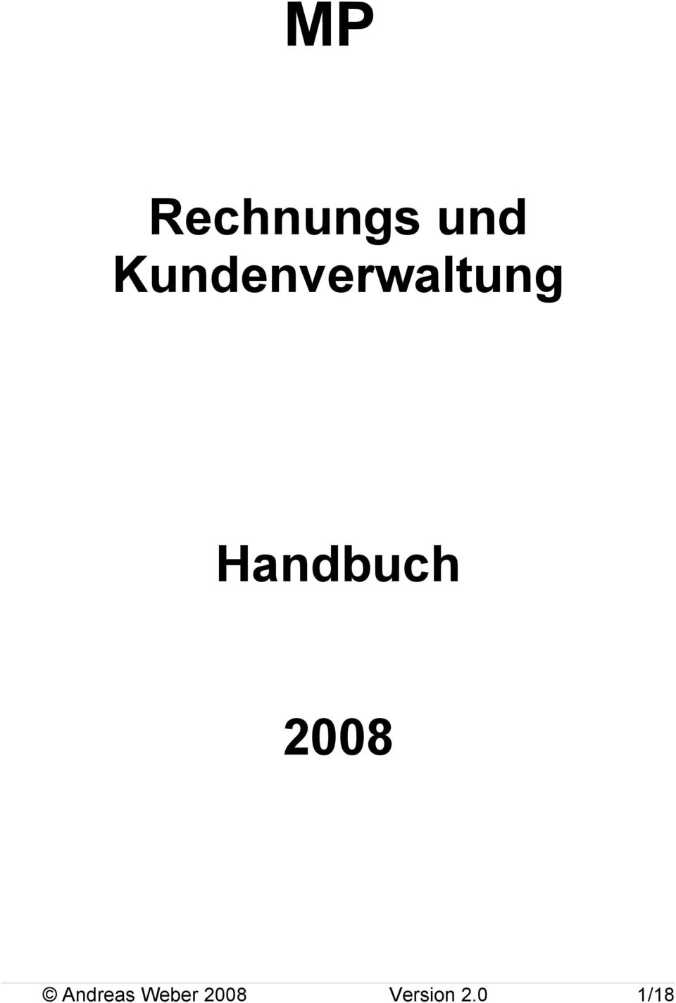 Handbuch 2008
