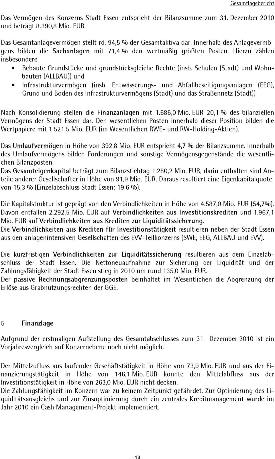 Schulen(Stadt)undWohnbauten(ALLBAU))und Infrastrukturvermögen (insb.