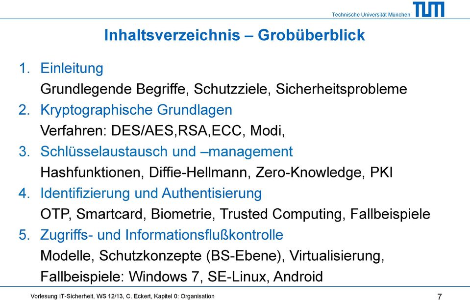 Schlüsselaustausch und management Hashfunktionen, Diffie-Hellmann, Zero-Knowledge, PKI 4.