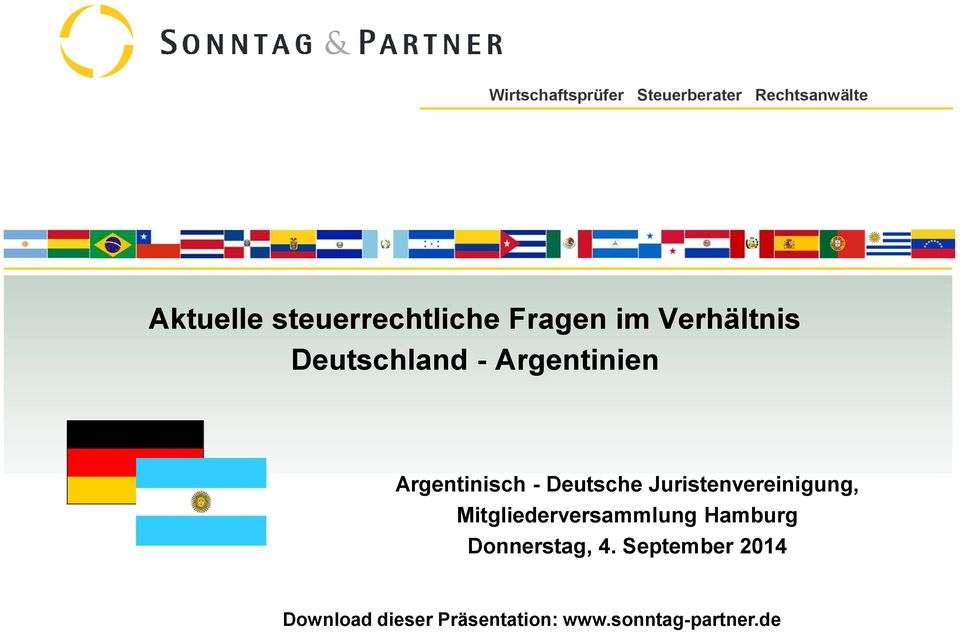 Argentinisch - Deutsche Juristenvereinigung, Mitgliederversammlung