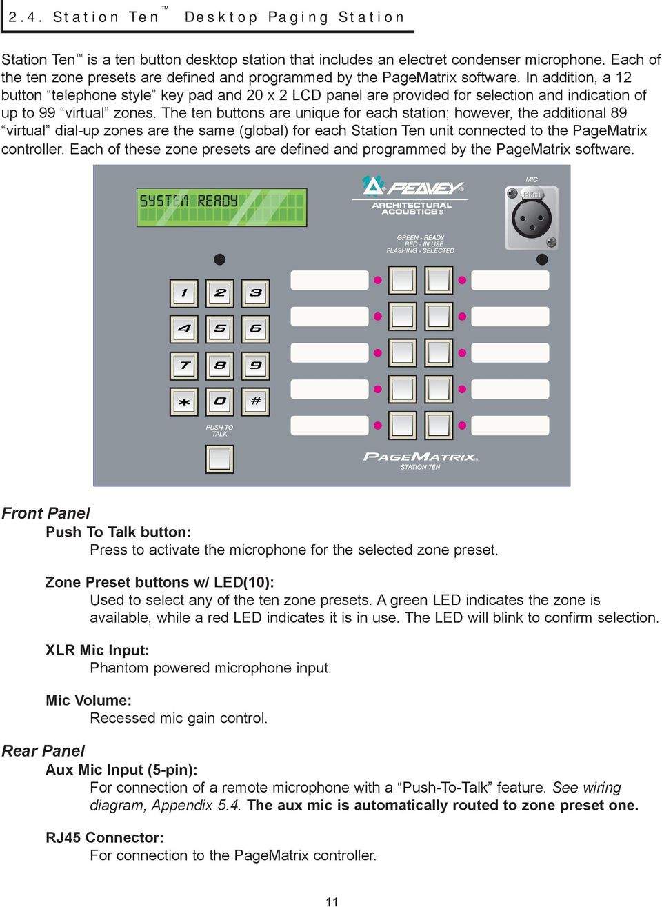 In addition, a 12 button Òtelephone styleó key pad and 20 x 2 LCD panel are provided for selection and indication of up to 99 ÒvirtualÓ zones.