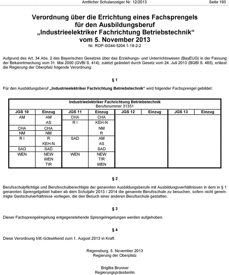 414), zuletzt geändert durch Gesetz vom 24. Juli 2013 (BGBl S.