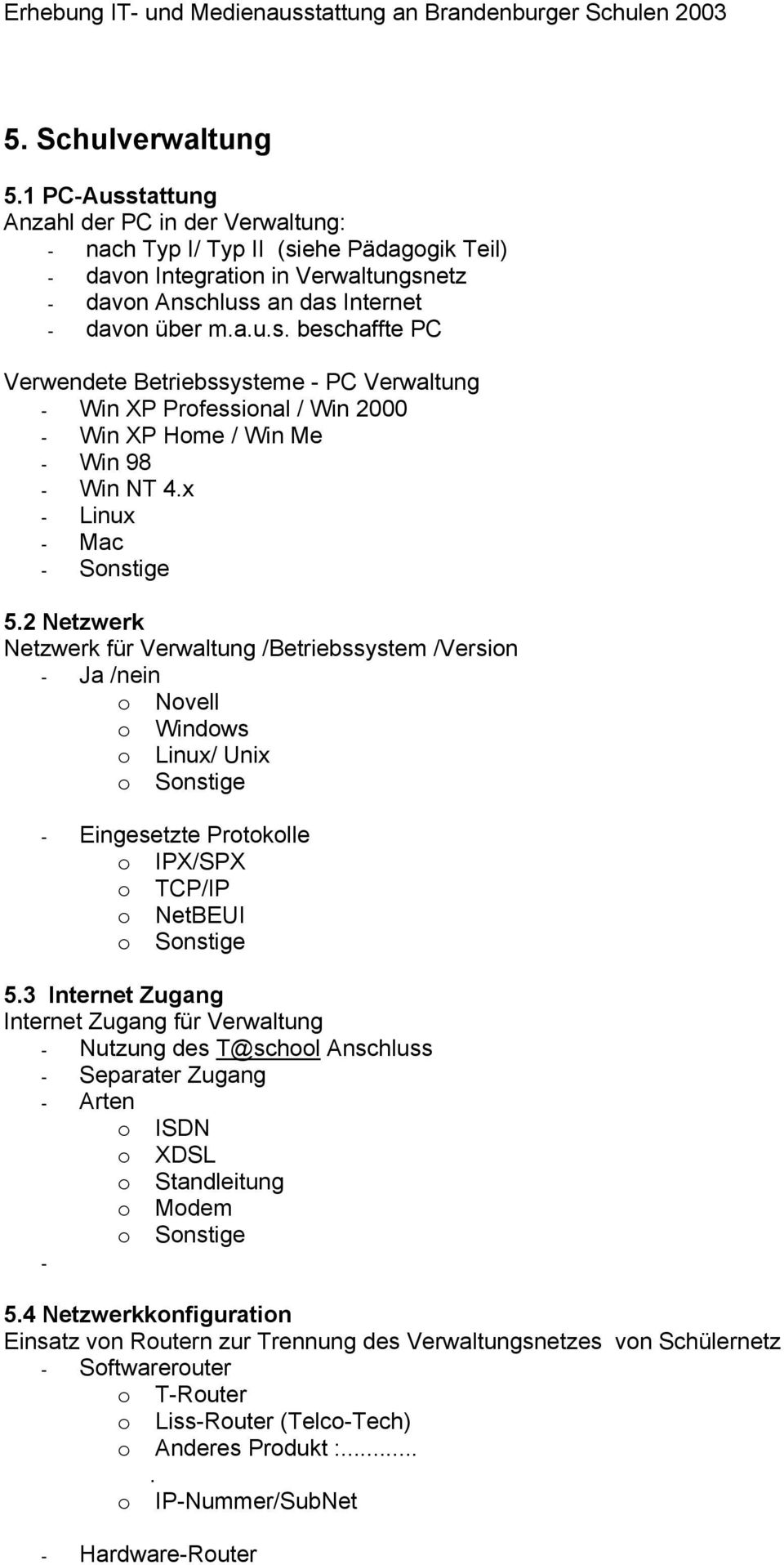 x - Linux - Mac - Sonstige 5.