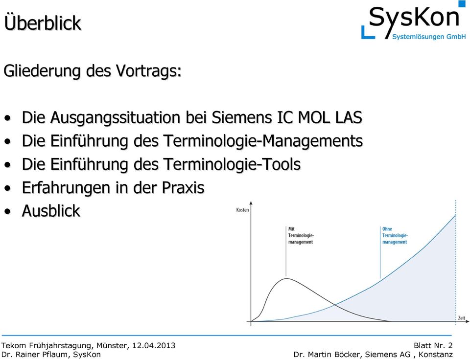 Einführung des Terminologie-Managements Die