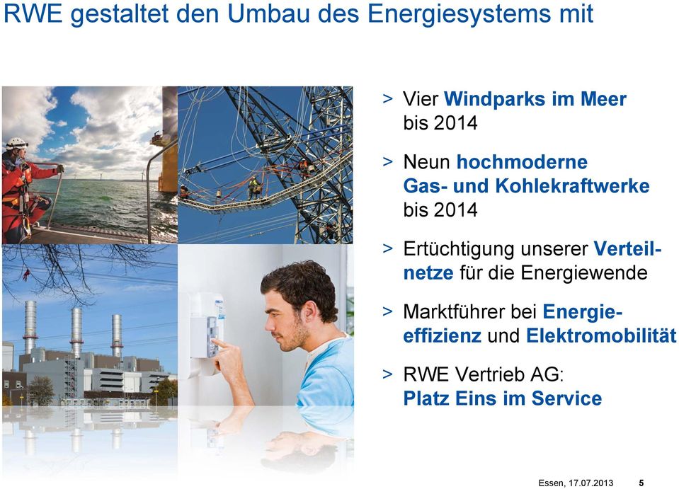 Ertüchtigung unserer Verteilnetze für die Energiewende > Marktführer bei