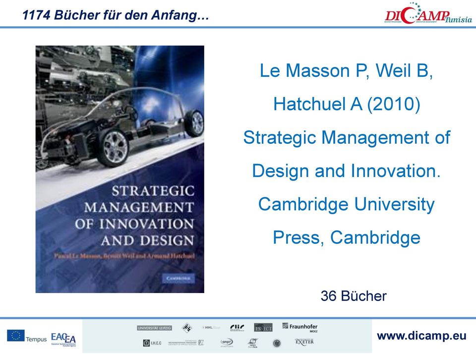 Management of Design and Innovation.