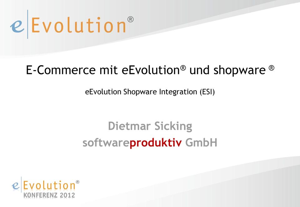 Shopware Integration (ESI)
