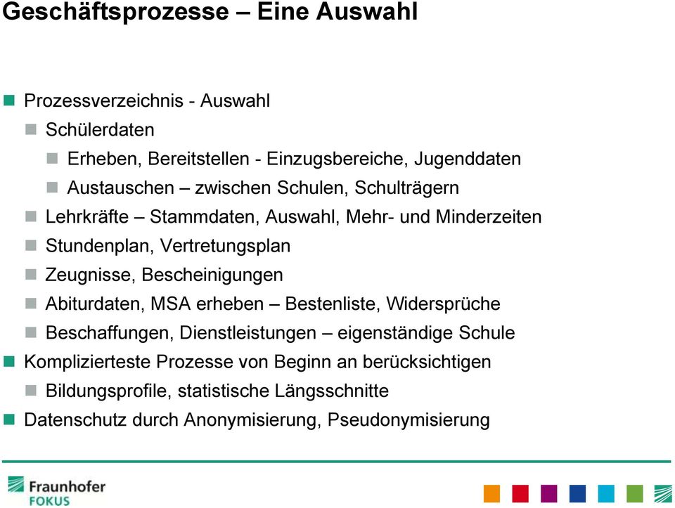 Zeugnisse, Bescheinigungen Abiturdaten, MSA erheben Bestenliste, Widersprüche Beschaffungen, Dienstleistungen eigenständige Schule