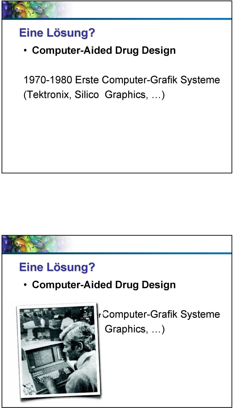 Computer-Grafik Systeme (Tektronix, Silico Graphics, )  