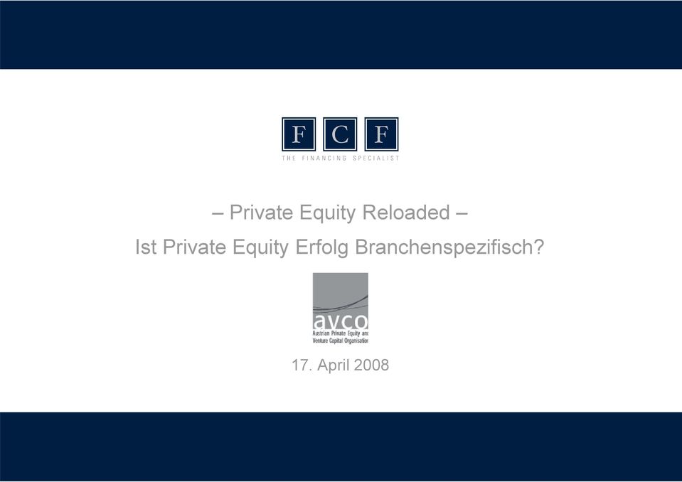 Private Equity Erfolg