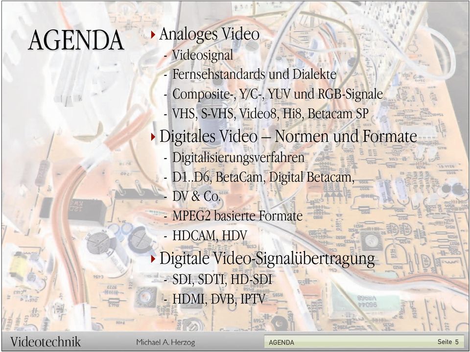 Digitalisierungsverfahren - D1..D6, BetaCam, Digital Betacam, - DV & Co.