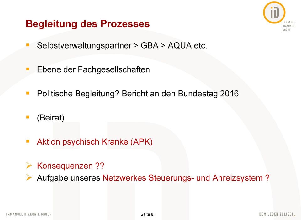 Bericht an den Bundestag 2016 (Beirat) Aktion psychisch Kranke