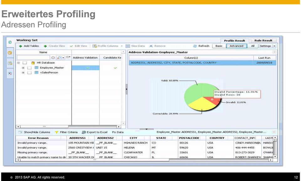 Profiling 2013 SAP