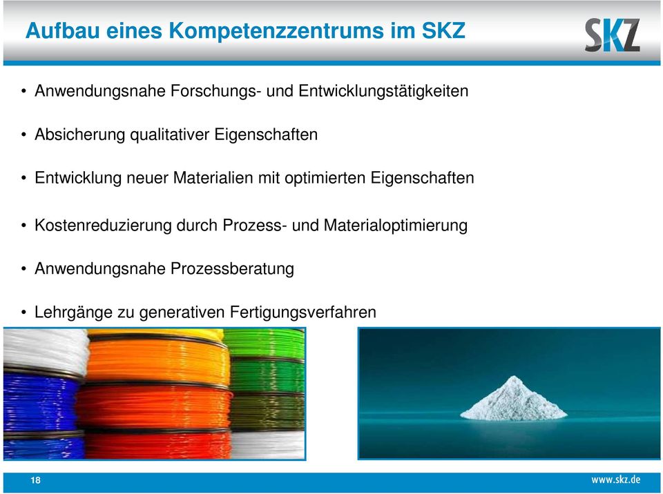 Materialien mit optimierten Eigenschaften Kostenreduzierung durch Prozess- und