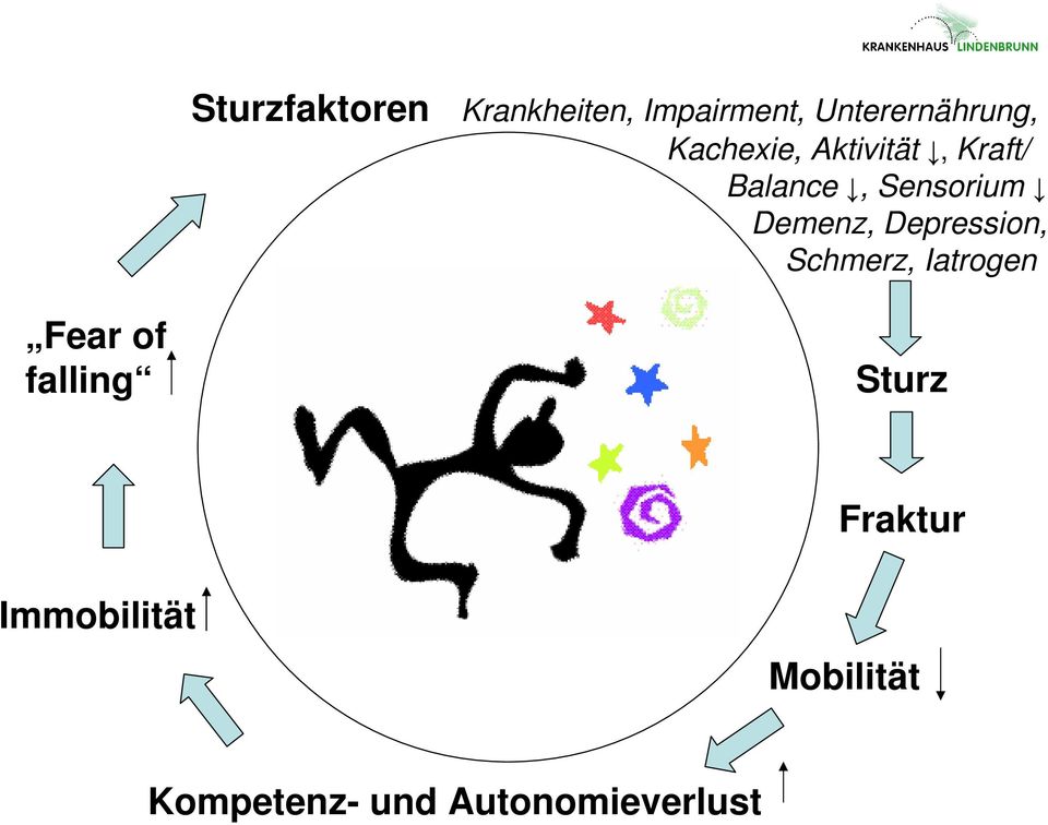 Depression, Schmerz, Iatrogen Fear of falling Sturz