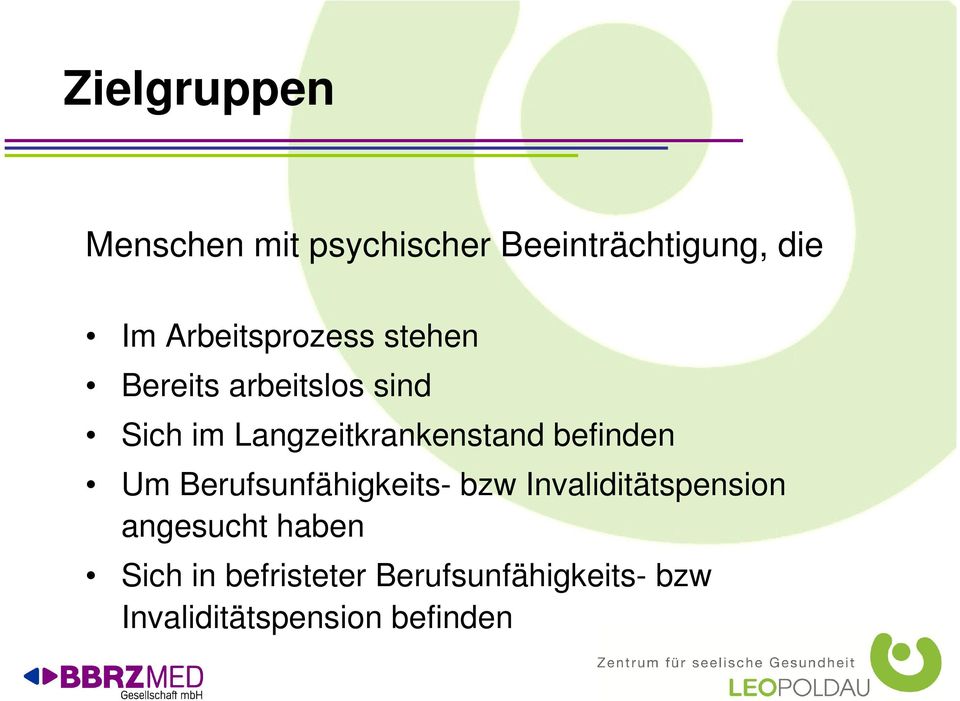 Langzeitkrankenstand befinden Um Berufsunfähigkeits- bzw