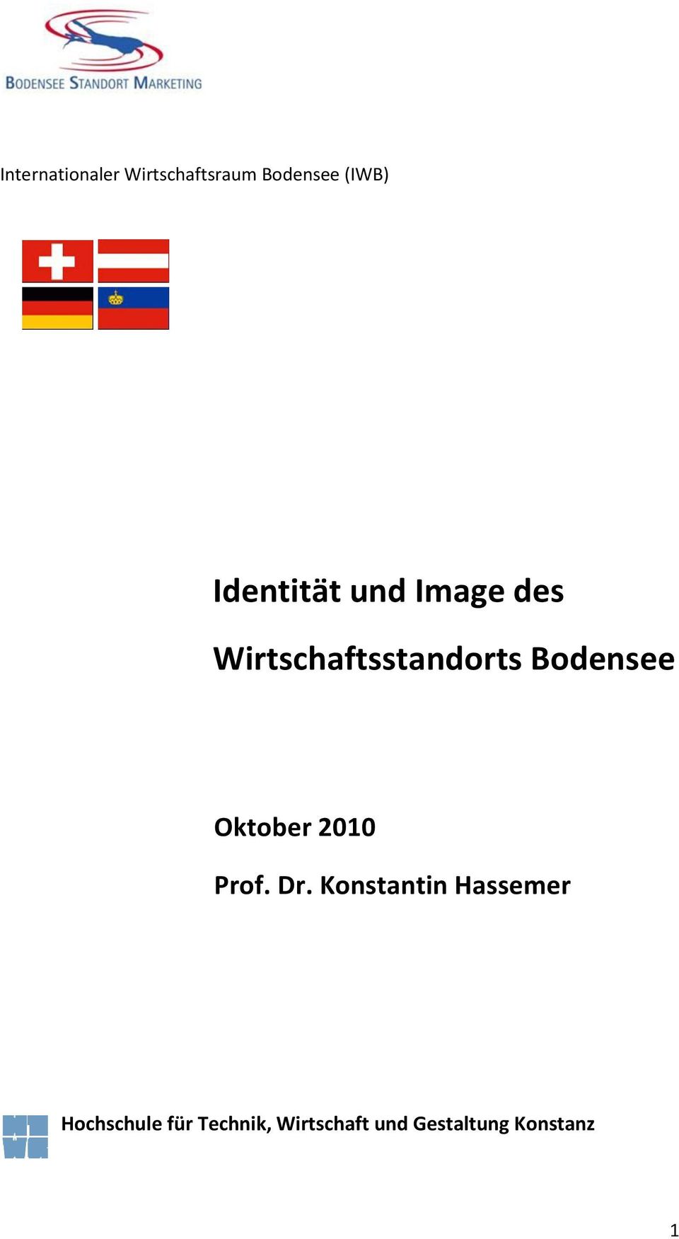 Bodensee Oktober 2010 Prof. Dr.