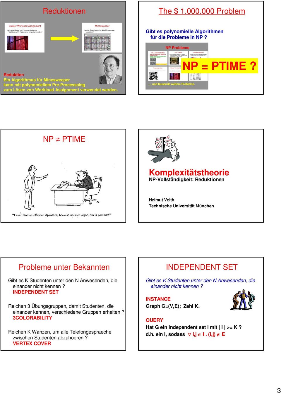 Kann eine Gruppe n Delegierter so um einen runden Tisch plaziert werden, dass keine Feinde nebeneinander zu sitzen kommen? Graphentheoretisch:?